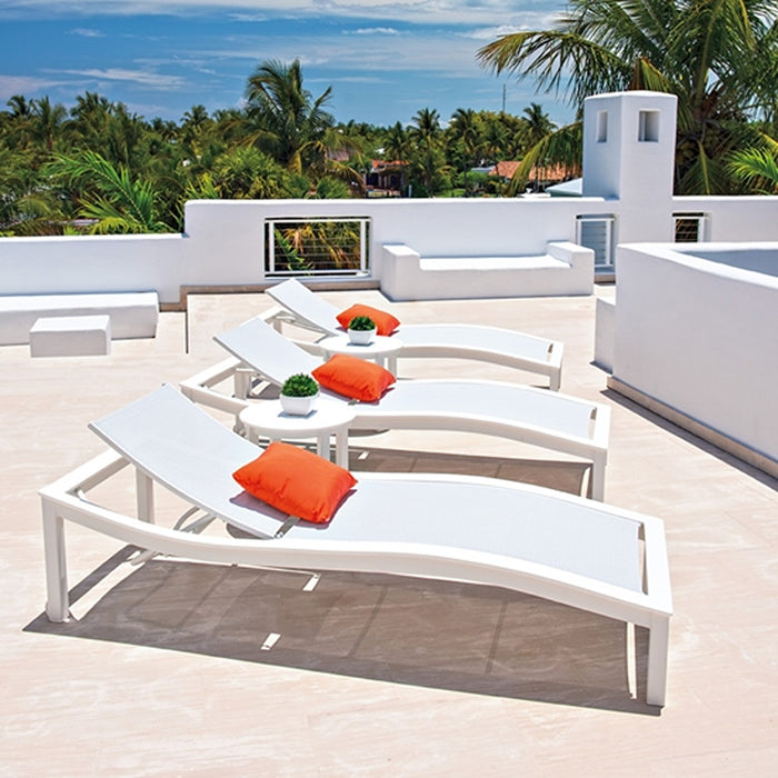 Telescope Casual Slat 21" Round Deluxe End Table