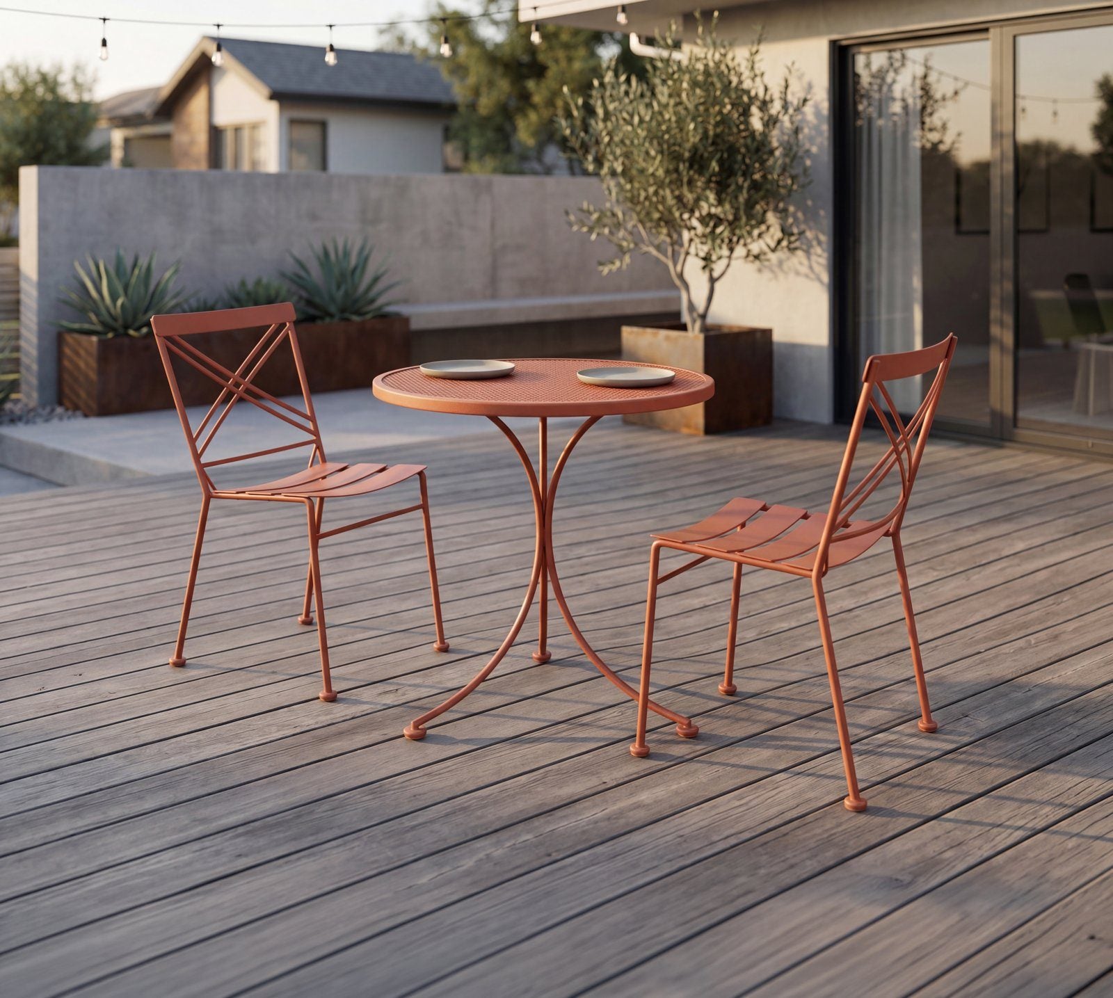 Chair One bistro in Terracotta