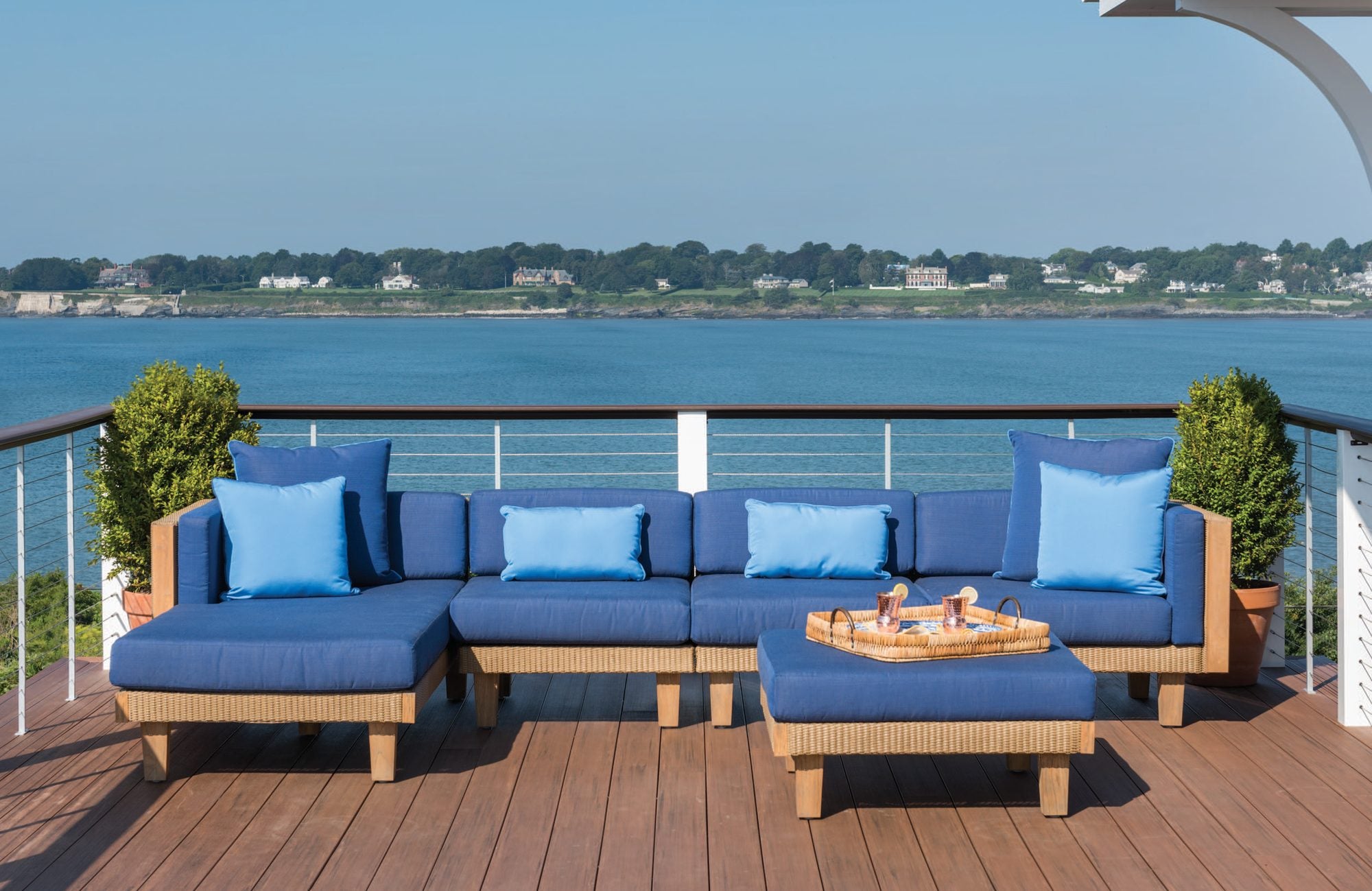 Catalina sectional on the water
