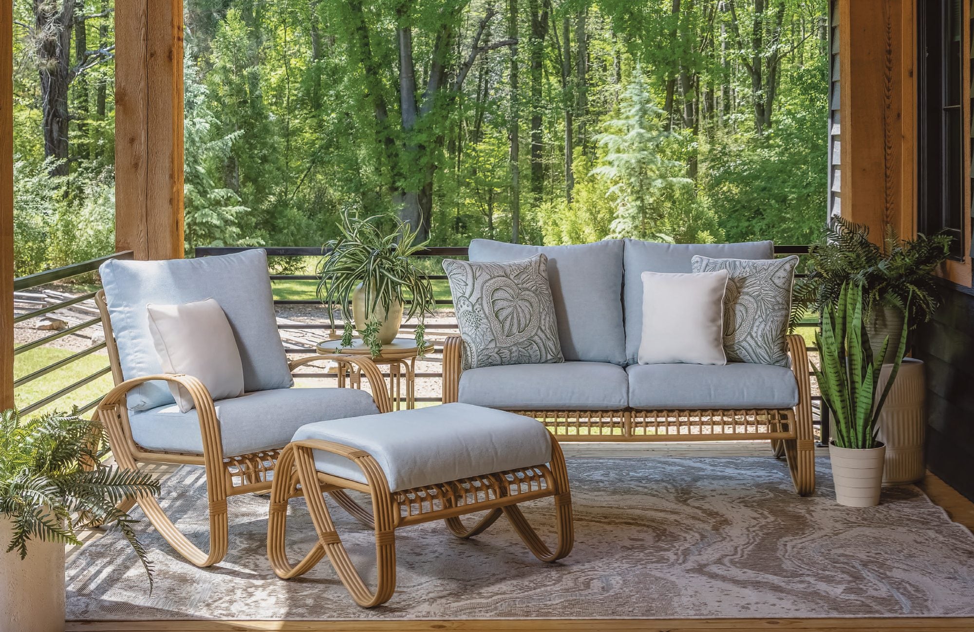 Riviera on the porch