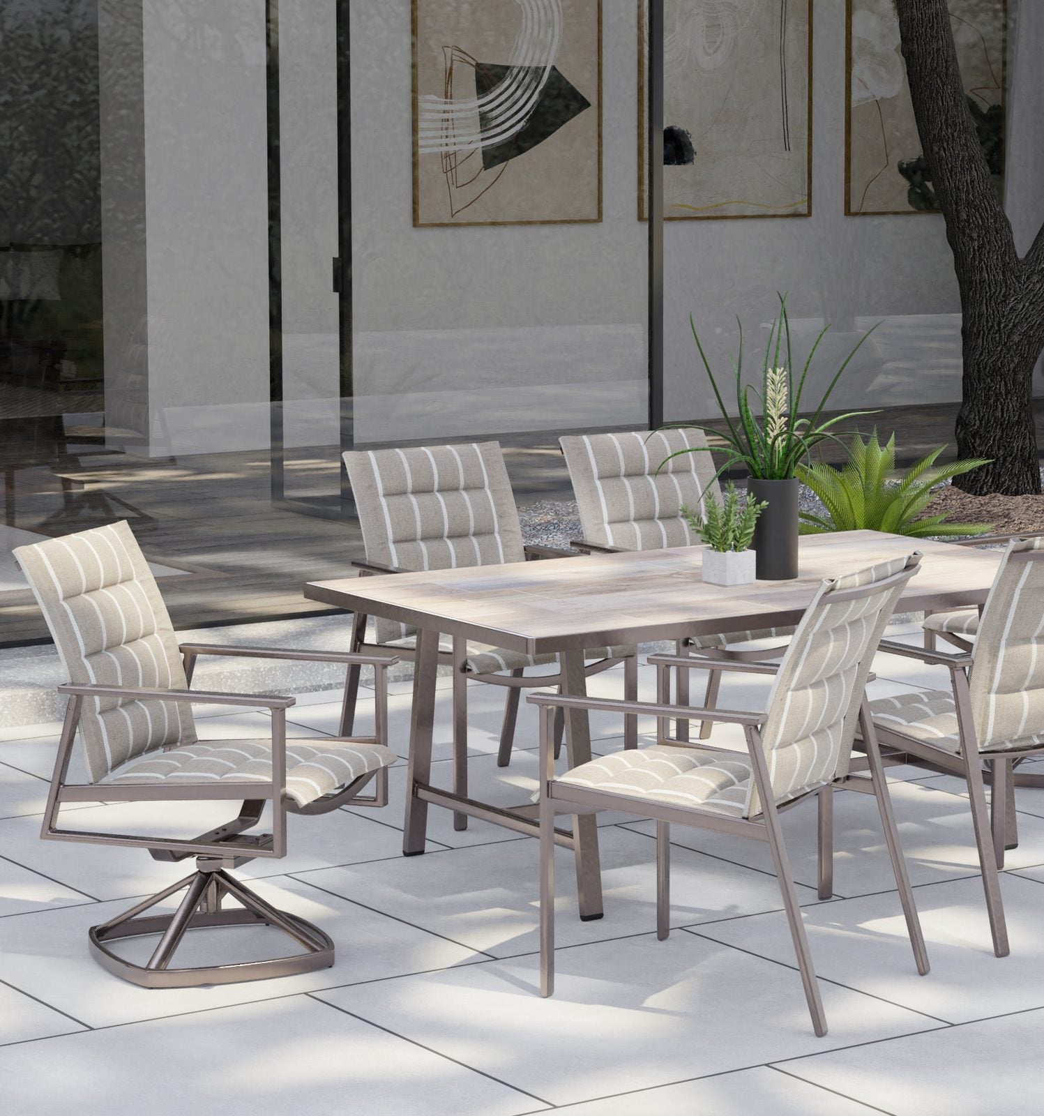 Marin padded sling dining