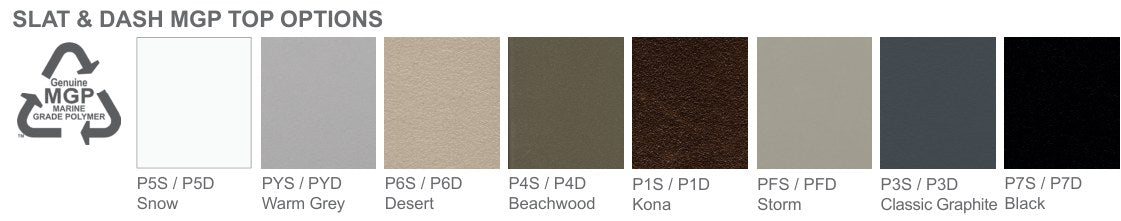 Dash top color options